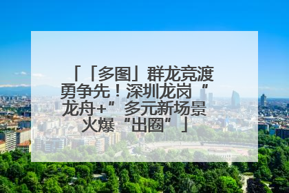 「多图」群龙竞渡勇争先！深圳龙岗“龙舟+”多元新场景火爆“出圈”