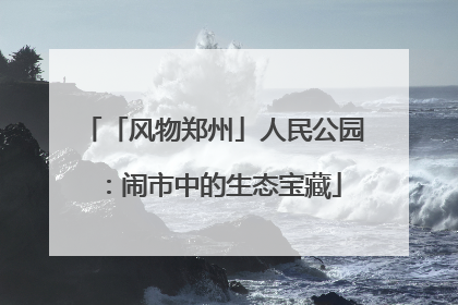 「风物郑州」人民公园：闹市中的生态宝藏