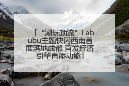 “潮玩顶流”Labubu主题快闪西南首展落地成都 首发经济引擎再添动能