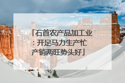 石首农产品加工业：开足马力生产忙 产销两旺势头好