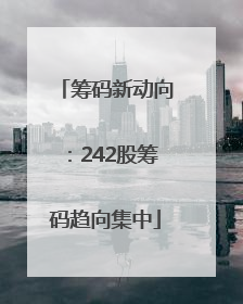 筹码新动向：242股筹码趋向集中
