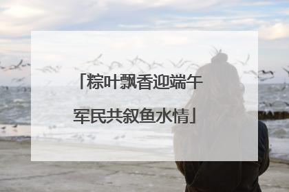 粽叶飘香迎端午 军民共叙鱼水情