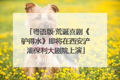 粤语版·荒诞喜剧《驴得水》即将在西安浐灞保利大剧院上演