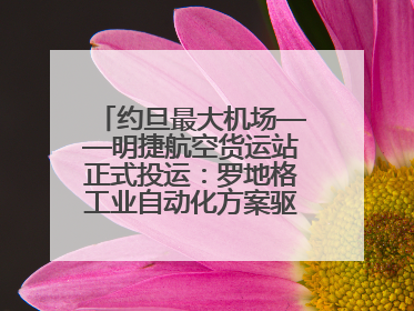 约旦最大机场——明捷航空货运站正式投运：罗地格工业自动化方案驱动中东物流未来新航向
