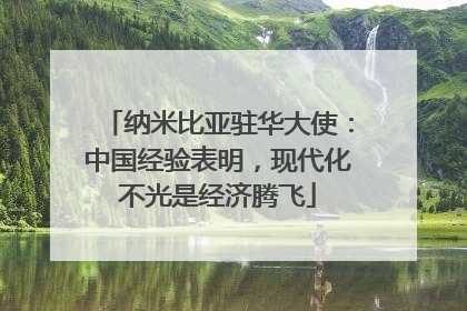 纳米比亚驻华大使：中国经验表明，现代化不光是经济腾飞