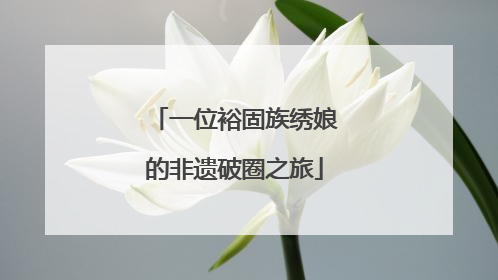 一位裕固族绣娘的非遗破圈之旅