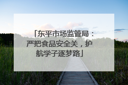 东平市场监管局：严把食品安全关，护航学子逐梦路