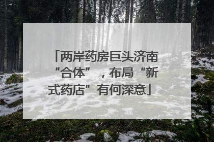 两岸药房巨头济南“合体”，布局“新式药店”有何深意