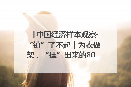 中国经济样本观察·“镇”了不起｜为衣做架，“挂”出来的80亿元“衣架产业”