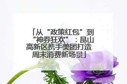 从“政策红包”到“神券狂欢”：昆山高新区携手美团打造周末消费新场景