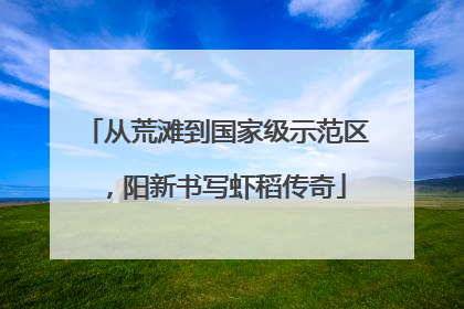 从荒滩到国家级示范区，阳新书写虾稻传奇