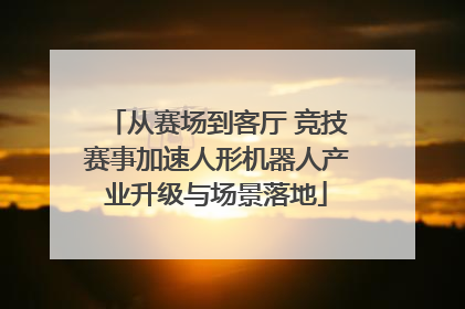 从赛场到客厅 竞技赛事加速人形机器人产业升级与场景落地