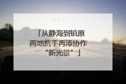 从静海到镇原 两地携手再添协作“新光景”