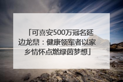 可喜安500万冠名延边龙鼎：健康领军者以家乡情怀点燃绿茵梦想