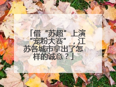 借“苏超”上演“宠粉大赛”，江苏各城市拿出了怎样的诚意？