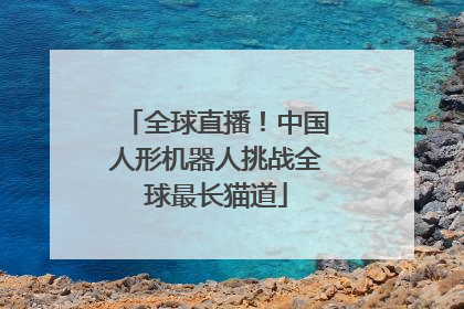 全球直播！中国人形机器人挑战全球最长猫道