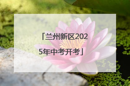 兰州新区2025年中考开考