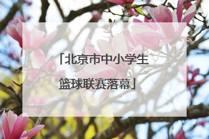 北京市中小学生篮球联赛落幕