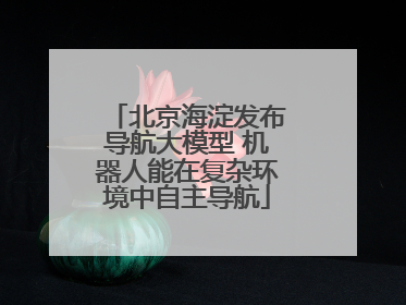 北京海淀发布导航大模型 机器人能在复杂环境中自主导航