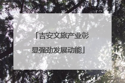 吉安文旅产业彰显强劲发展动能