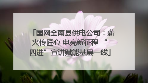 国网全南县供电公司：薪火传匠心 电亮新征程 “四进”宣讲赋能基层一线