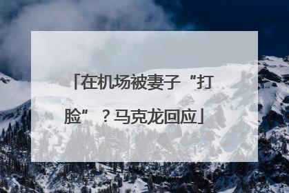 在机场被妻子“打脸”？马克龙回应