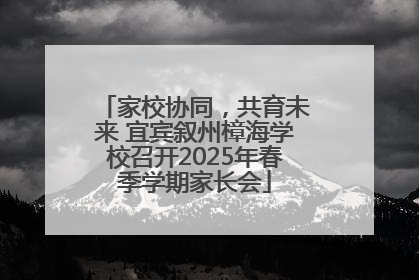 家校协同，共育未来 宜宾叙州樟海学校召开2025年春季学期家长会