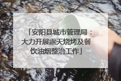 安阳县城市管理局：大力开展露天烧烤及餐饮油烟整治工作