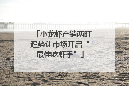 小龙虾产销两旺趋势让市场开启“最佳吃虾季”