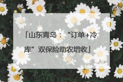 山东青岛：“订单+冷库”双保险助农增收