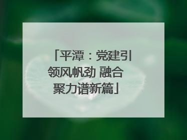 平潭：党建引领风帆劲 融合聚力谱新篇