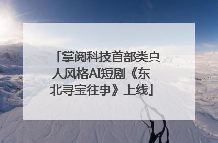掌阅科技首部类真人风格AI短剧《东北寻宝往事》上线