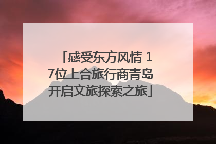 感受东方风情 17位上合旅行商青岛开启文旅探索之旅