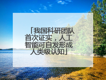 我国科研团队首次证实，人工智能可自发形成人类级认知