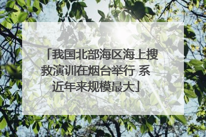 我国北部海区海上搜救演训在烟台举行 系近年来规模最大