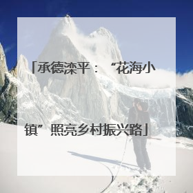 承德滦平：“花海小镇”照亮乡村振兴路