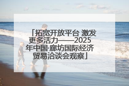 拓宽开放平台 激发更多活力——2025年中国·廊坊国际经济贸易洽谈会观察