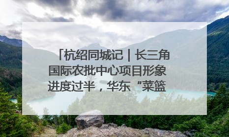 杭绍同城记｜长三角国际农批中心项目形象进度过半，华东“菜篮子”建设加码提速！