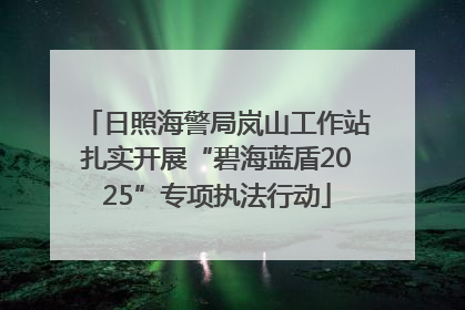 日照海警局岚山工作站扎实开展“碧海蓝盾2025”专项执法行动