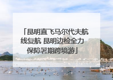 昆明直飞马尔代夫航线复航 昆明边检全力保障暑期跨境游