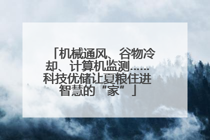 机械通风、谷物冷却、计算机监测……科技优储让夏粮住进智慧的“家”
