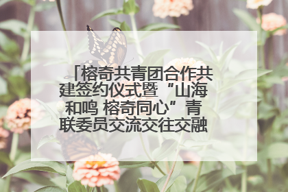 榕奇共青团合作共建签约仪式暨“山海和鸣 榕奇同心”青联委员交流交往交融活动在福州举行