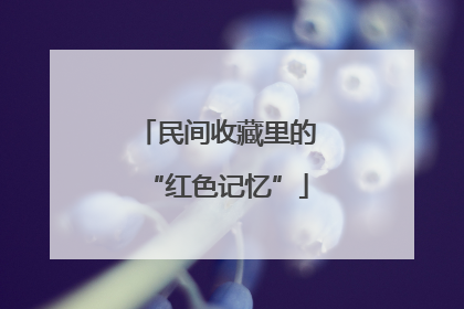 民间收藏里的“红色记忆”