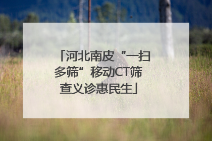 河北南皮“一扫多筛”移动CT筛查义诊惠民生