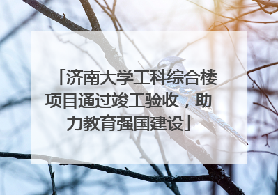 济南大学工科综合楼项目通过竣工验收，助力教育强国建设