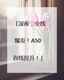 深夜，全线爆发！A50直线拉升！