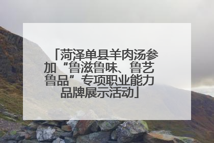 菏泽单县羊肉汤参加“鲁滋鲁味、鲁艺鲁品”专项职业能力品牌展示活动