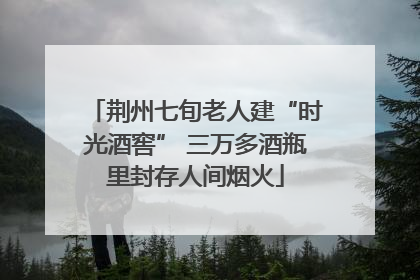 荆州七旬老人建“时光酒窖” 三万多酒瓶里封存人间烟火