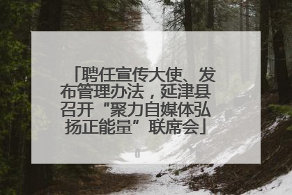 聘任宣传大使、发布管理办法，延津县召开“聚力自媒体弘扬正能量”联席会
