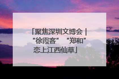 聚焦深圳文博会｜“徐霞客”“郑和”恋上江西仙草